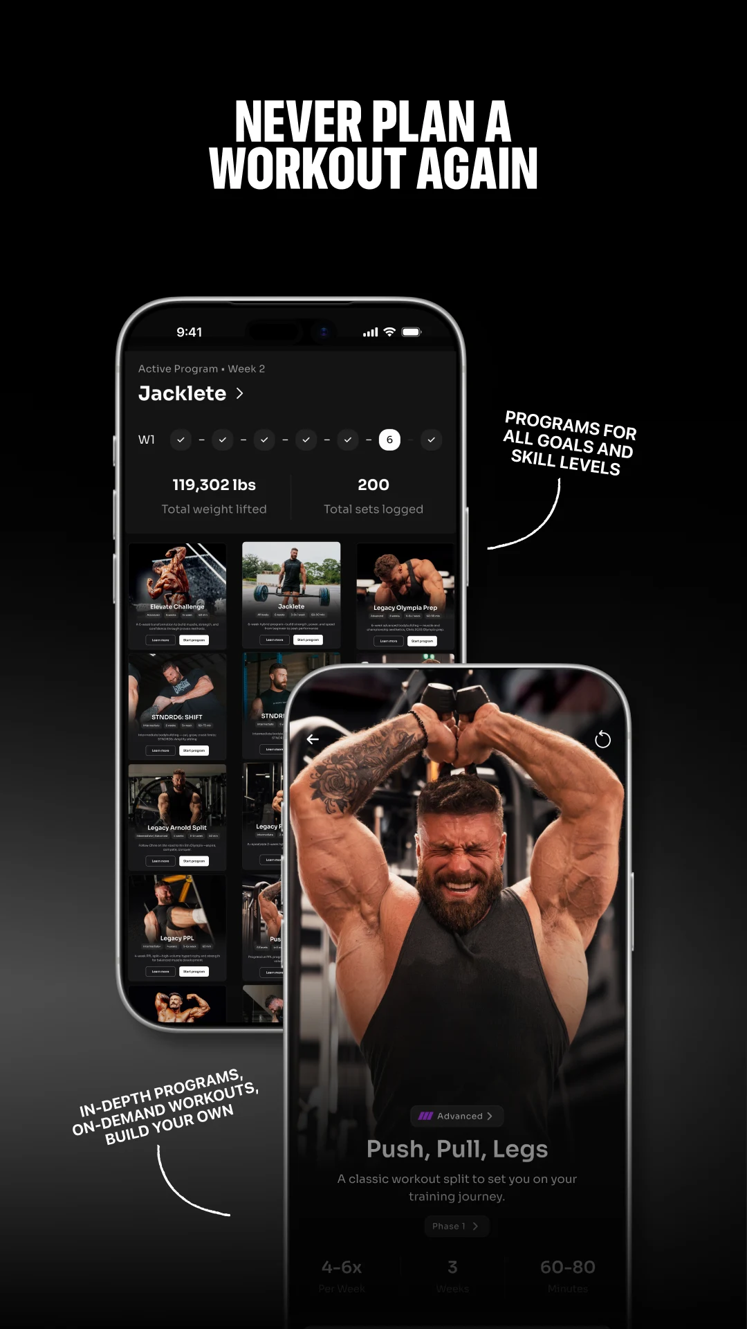 STNDRD Workout & Fitness Plans screenshot